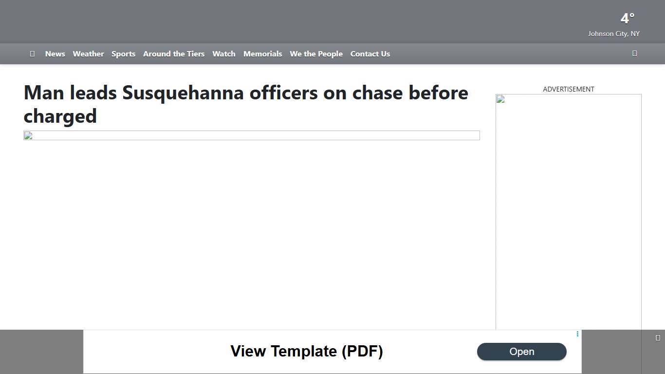 Man leads Susquehanna officers on chase before charged